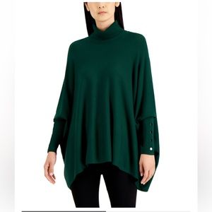 Turtleneck Poncho Sweater by Alfani